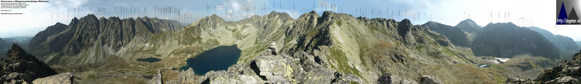 panorama z Wołowca Mięguszowieckiego